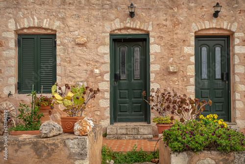 old house in the village photo