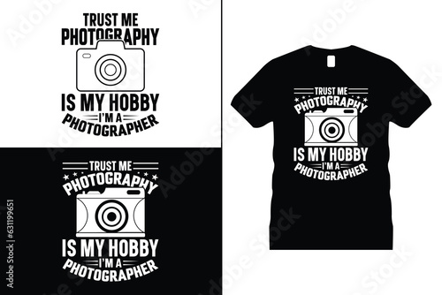 Photographer or Camera Tshirt design