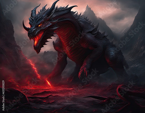 Fantasy Dragon, Digital Art