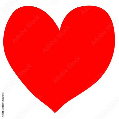 Red heart icon symbol,vector illustration, for logo design, minimal style 
