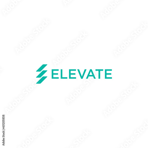 Letter E logo icon vector.
