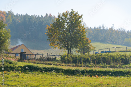 Farm in mountains at autumn © scharfsinn86