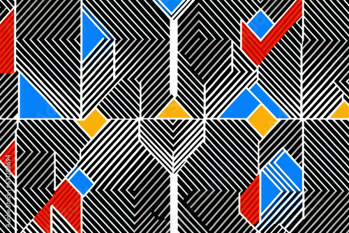 geometric stripes