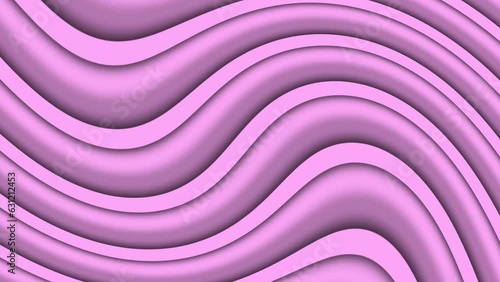 Abstract twist stripes 3d curve lines glossy background photo