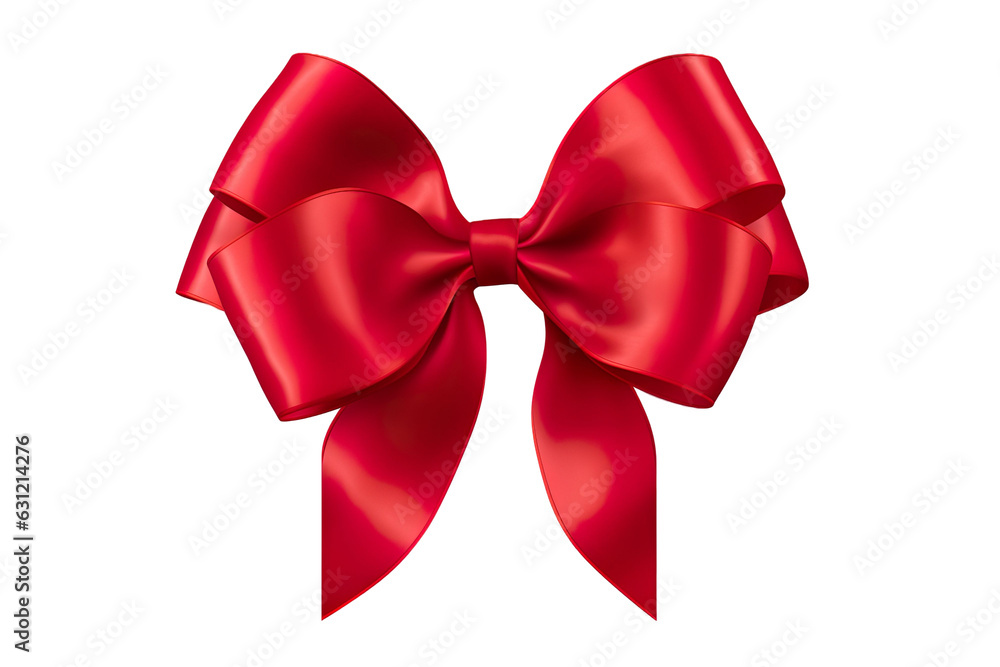 Fototapeta premium Bow or Ribbon for decorative, transparent Background, PNG