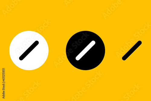 three characters in "slash" in different style
