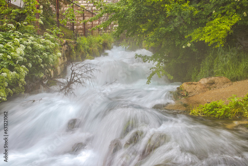 Ethereal Mist over Plava Voda Spring, Long Exposure Capture photo