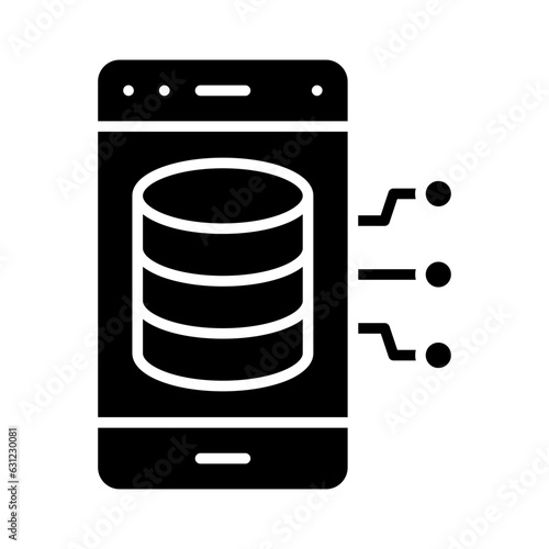 Smartphone Database Icon photo