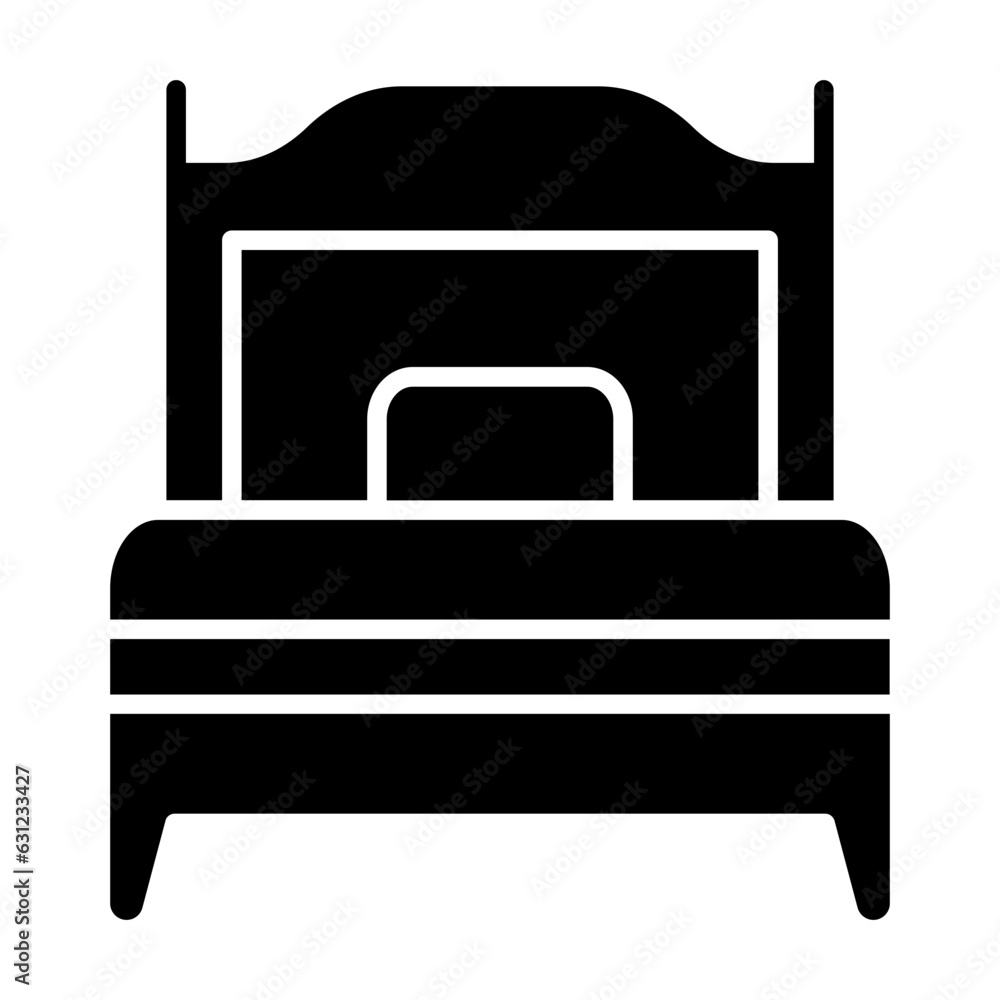 Single Bed Room Icon Single Bed Room Icon