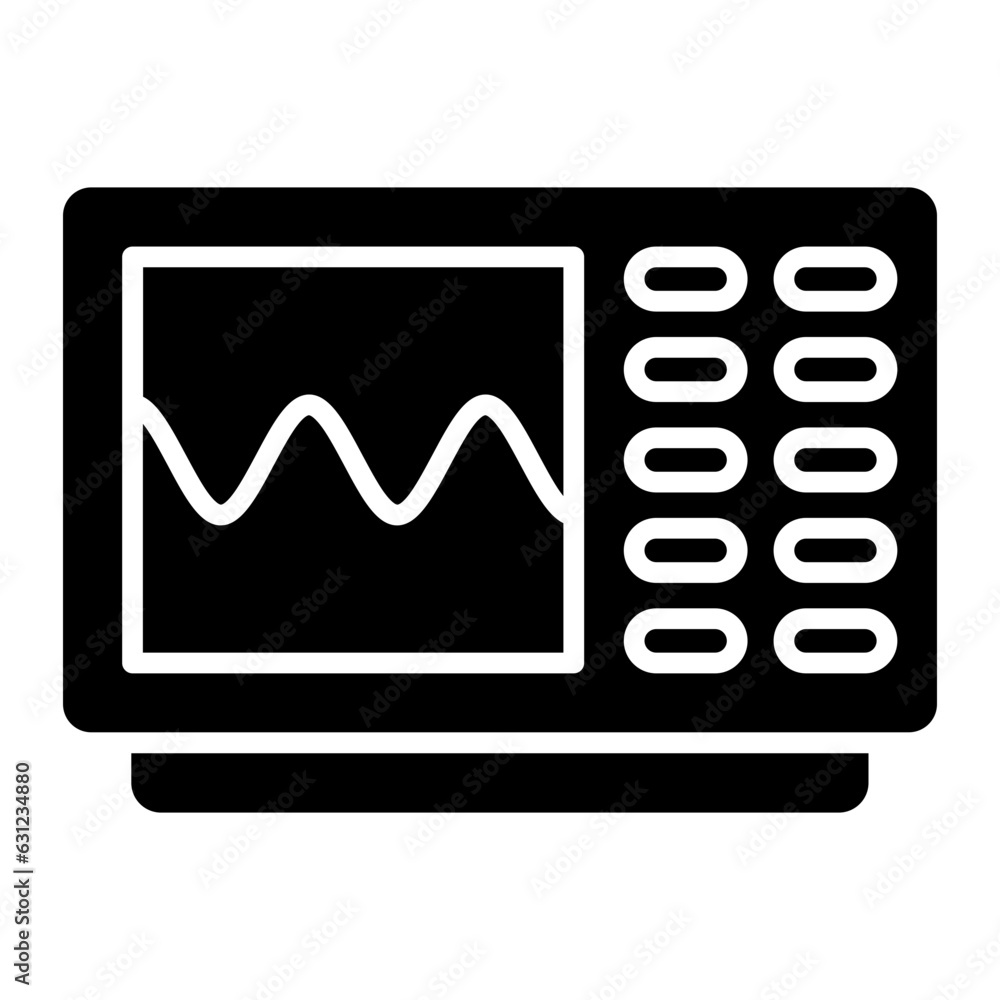 Oscilloscope Icon Oscilloscope Icon