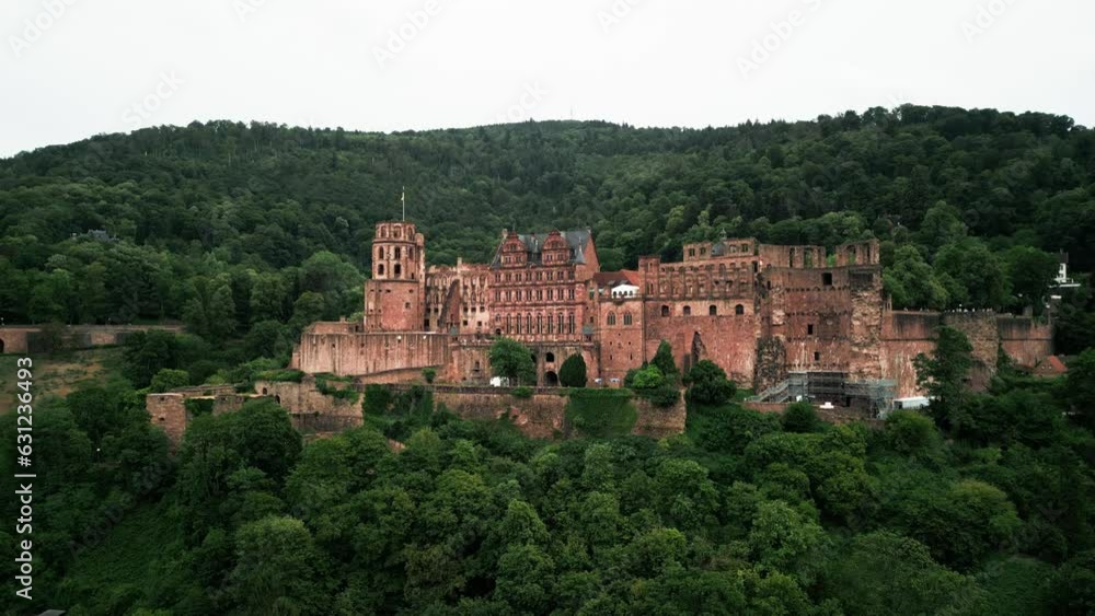 old town in germany Heidelberg, bridge view, old town, red brick river, old bridge, castle old town in germany Heidelberg, bridge view, old town, red brick river, old bridge, castle