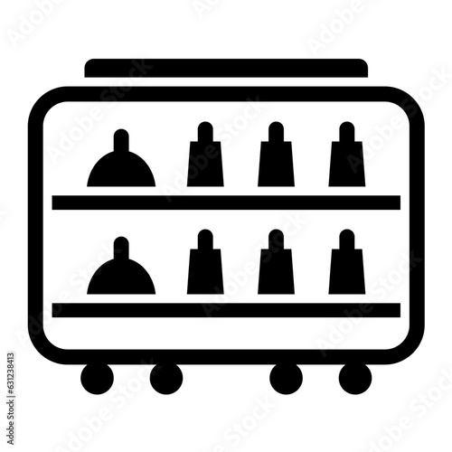 Airplane Food Trolley Icon