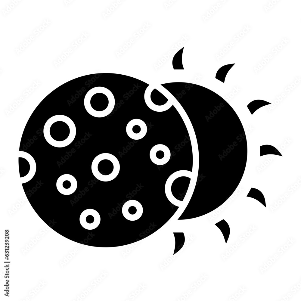 Obraz premium Solar Eclipse Icon