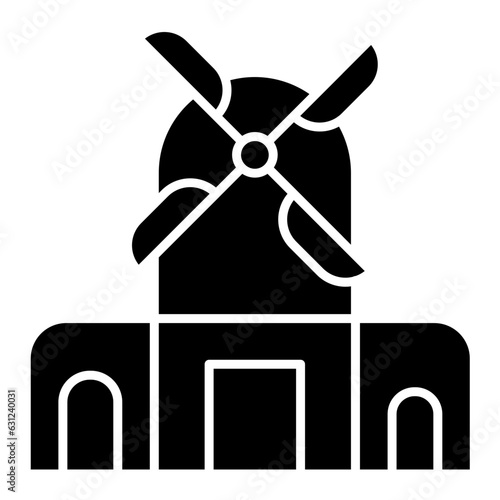 Kinderdijk Windmills Icon