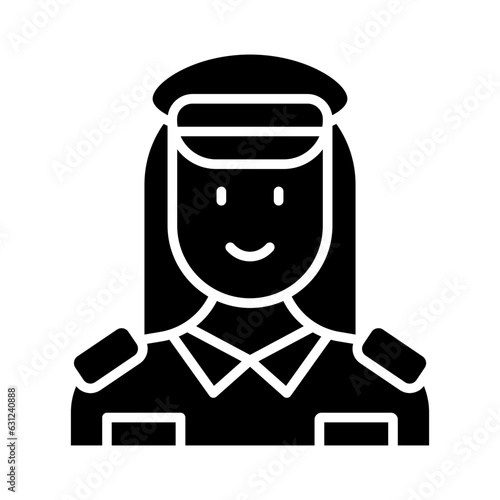 Lady Police Icon