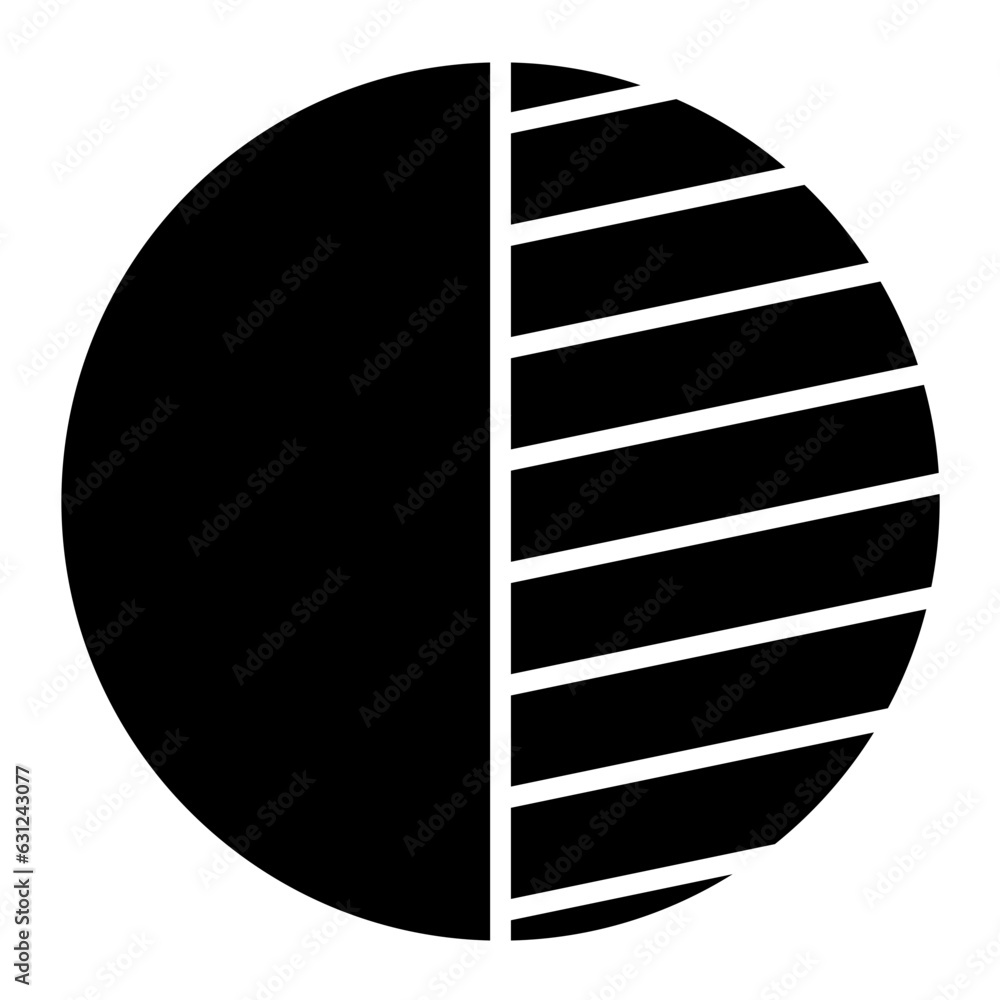 Waxing Moon Icon Waxing Moon Icon