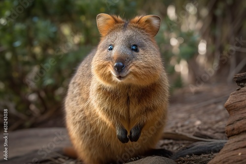 Quokka These small adorable marsupials .Generative AI