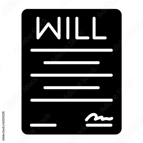 Last Will Icon