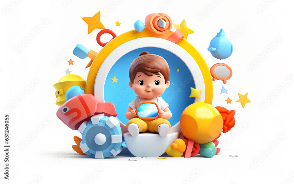 Tiny Adventures: 3D Infant Play Logo Tiny Adventures: 3D Infant Play Logo