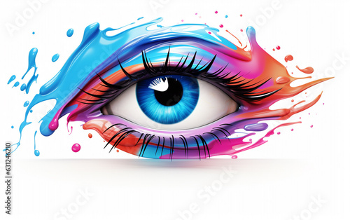 EyesOnPoint: Makeup Eye Illustration Logo