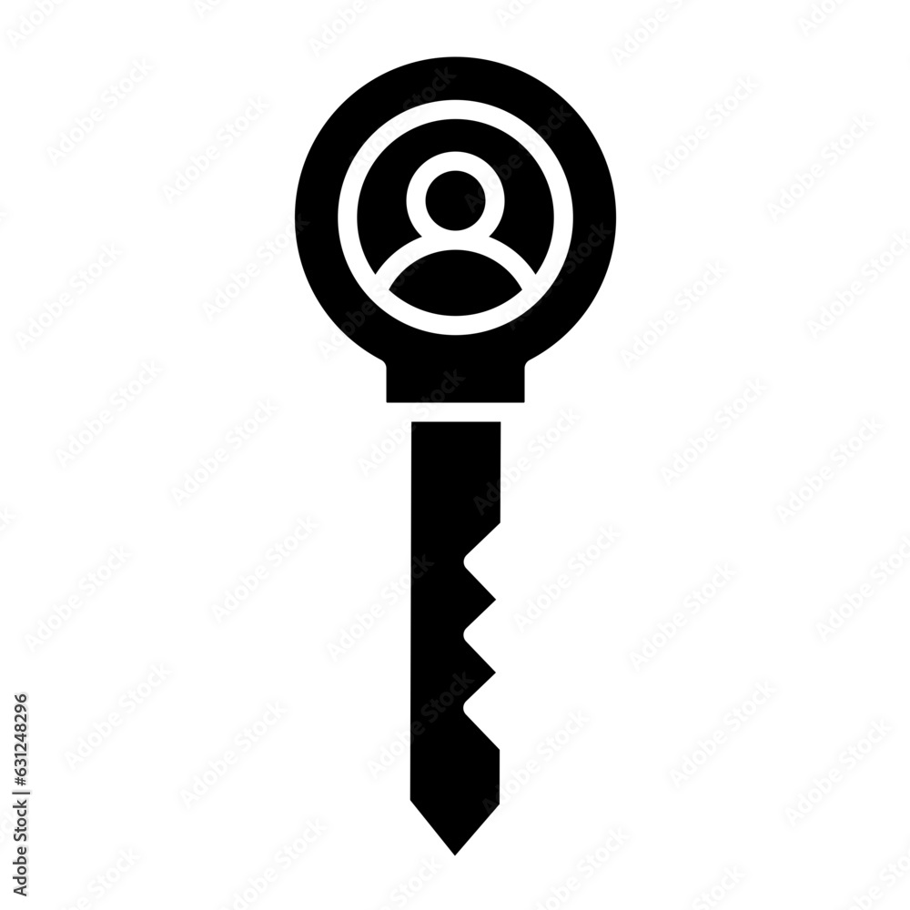Obraz premium Key Person Icon