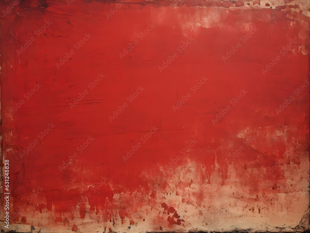 Fototapeta premium Kreativer Touch: Roter Papierhintergrund