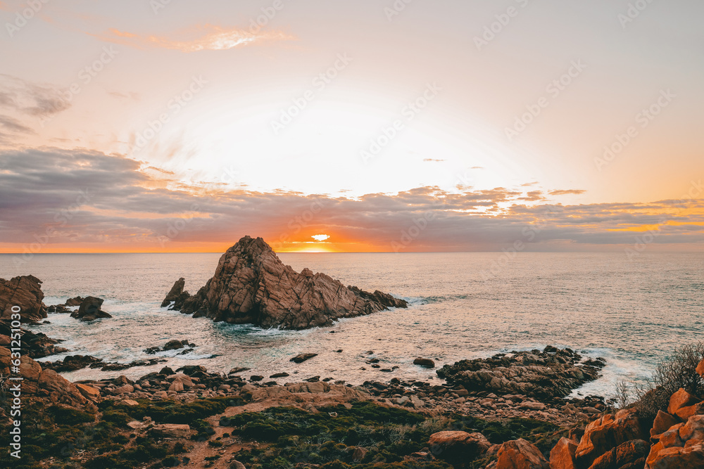 SugarLoaf Rock Western Australia Sunset