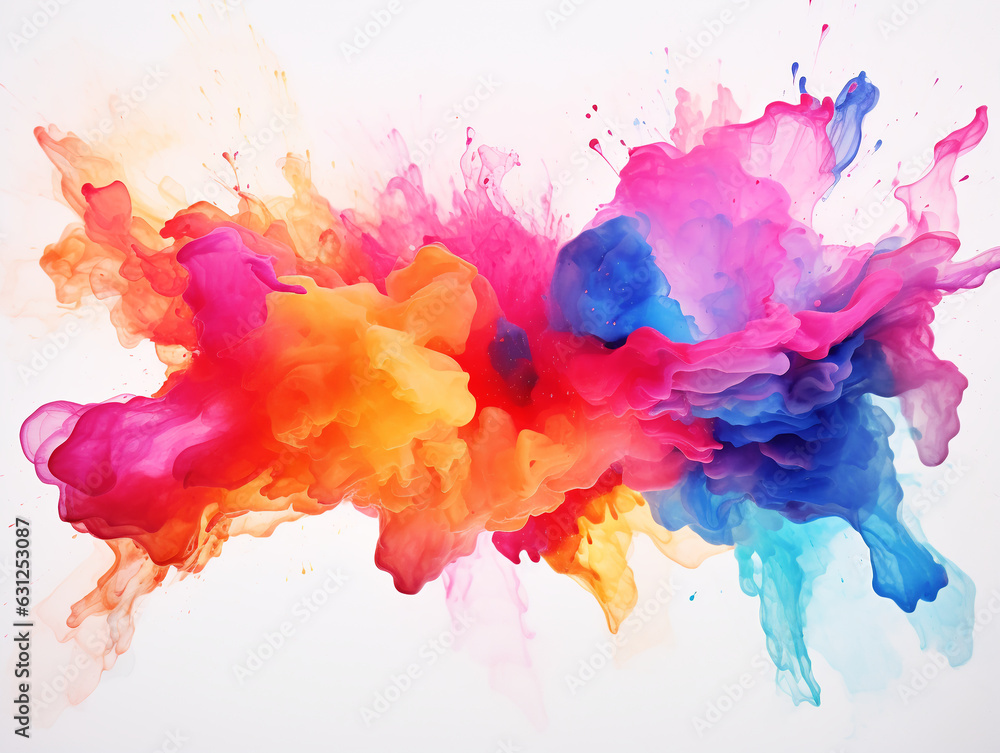 background gradient bright colors watercolor high quality