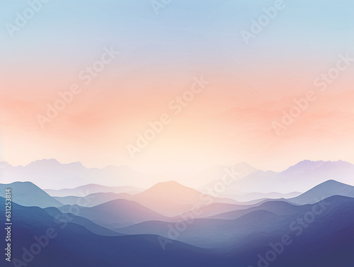 background sunrise  sunset  watercolor  high quality