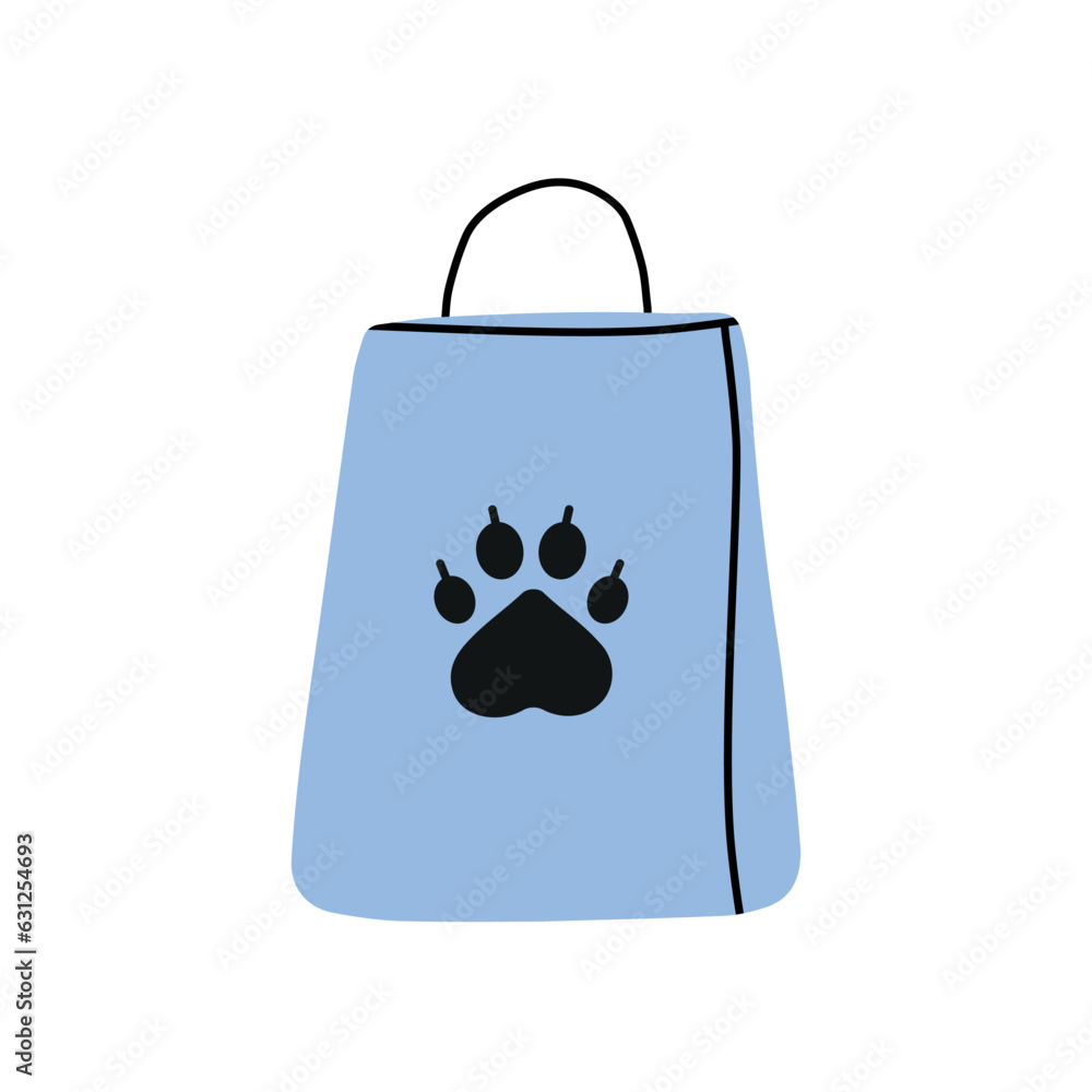 Pet Shop Shopping Bag Icon. Pet Shop Shopping Bag Icon.