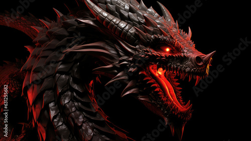 dragon red animal china symbol art 