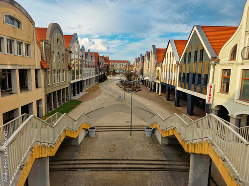 Fototapeta Naklejka Na Ścianę i Meble -  Port Passage in Gizycko, Masuria. Poland
