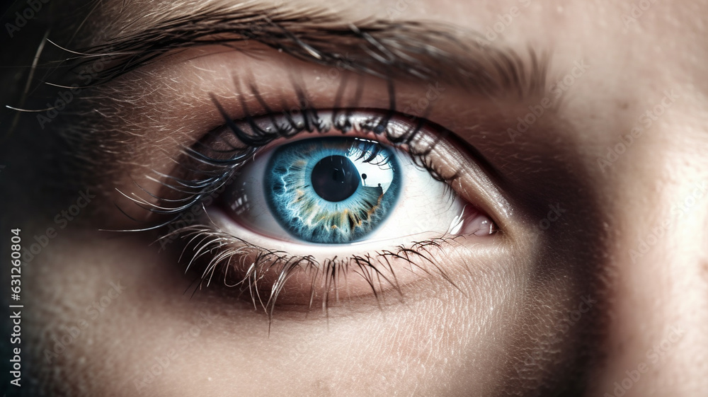 woman eye, closeup view, closeup, generative ai woman eye, closeup view, closeup, generative ai