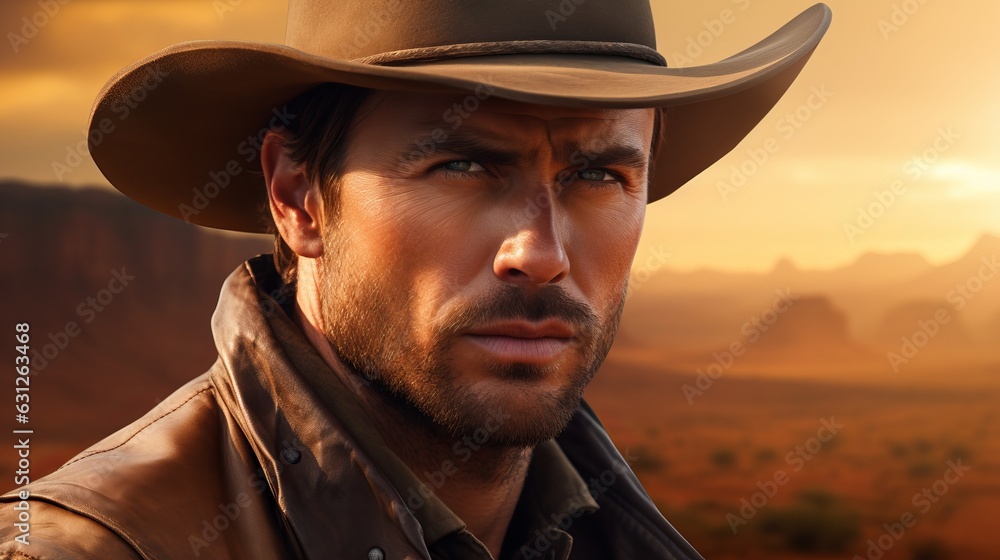 Cowboy on the prairie in hot weather. Sunbeams and a horse in a clearing, a handsome man of 35 years old poses for the camera. Wild West theme. Generative AI
Cowboy on the prairie in hot weather. Sunbeams and a horse in a clearing, a handsome man of 35 years old poses for the camera. Wild West theme. Generative AI