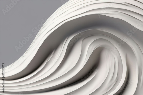 white paper background, 3 d rendering