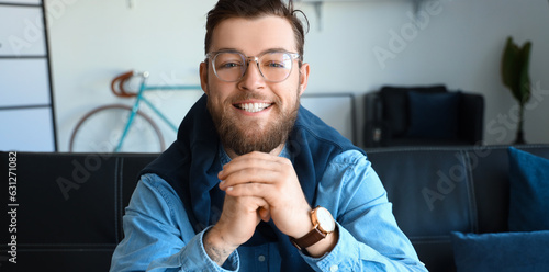 Handsome young businessman ...