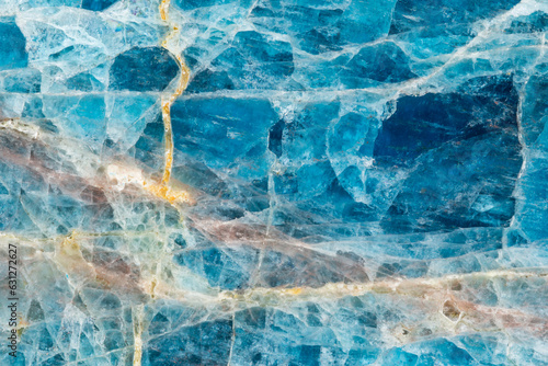 Apatite mineral close up photo