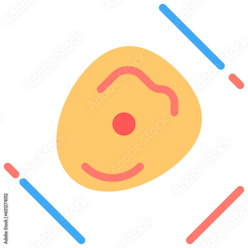skin reaction flat style icons