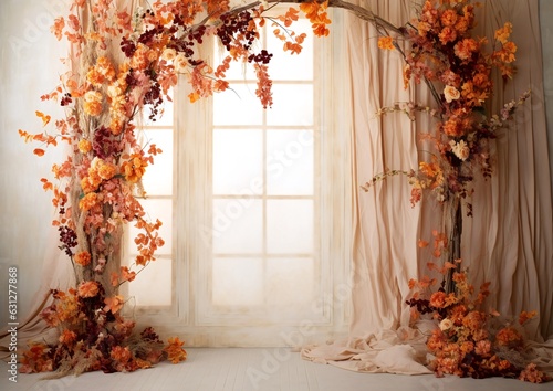 Gourd-geous Vibes: Unveiling the Beauty of Fall with a Pumpkin-Filled Instagram Backdrop