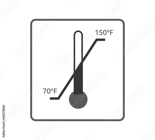 Temperature Sensitive Symbol. 
