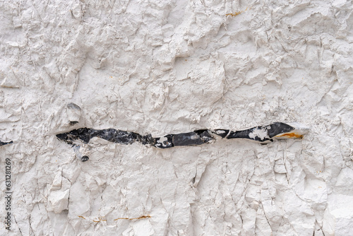 Naturstein von den Kreidefelsen Kap Arkona auf der Insel Rügen