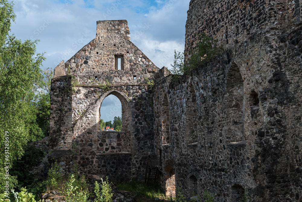 Ruins of Sigulda Medieval Castle, Latvia.