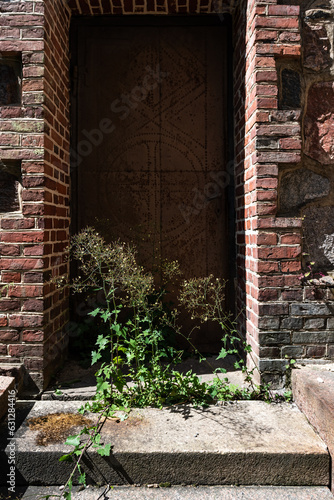 Nitaure orthodox church in summer day, Latvia. photo