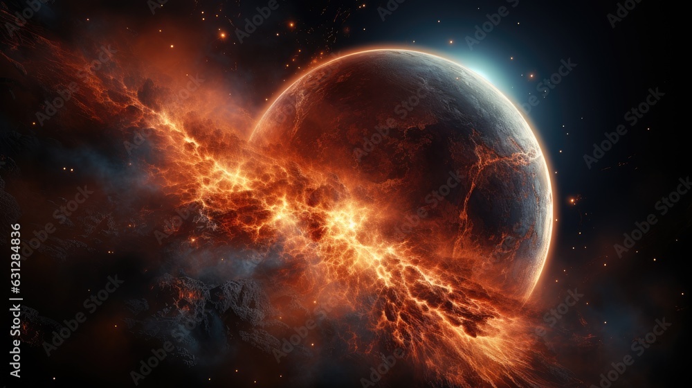 planet in space planet in space