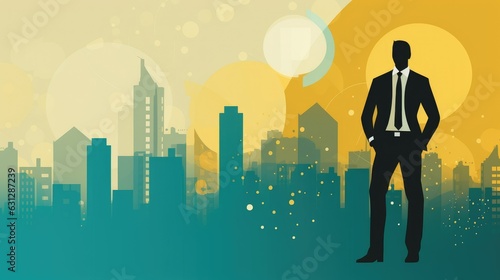 Background, vector style, business concept