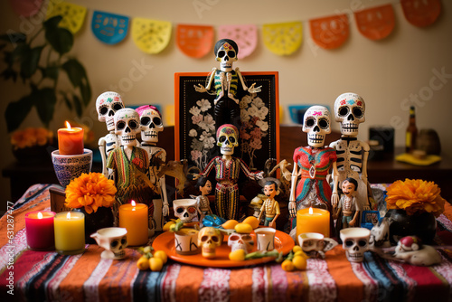 Homage and Love: A Family Gathers Around a Homemade Altar for Day of the Dead