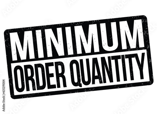 Minimum order quantity grunge rubber stamp