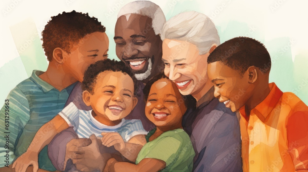 A Heartwarming Father-Son Duo: Celebrating Together on Father's Day. Generative AI A Heartwarming Father-Son Duo: Celebrating Together on Father's Day. Generative AI