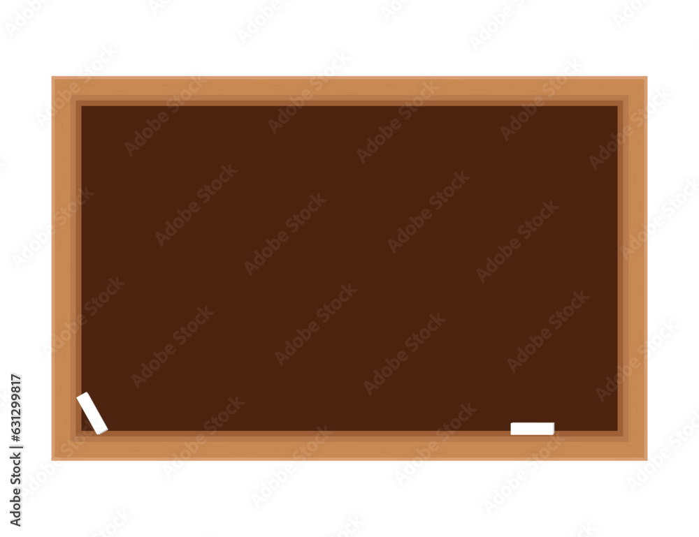 Brown chalkboard with chalks. Vector illustration in a flat style. isolated on white background.
Brown chalkboard with chalks. Vector illustration in a flat style. isolated on white background.