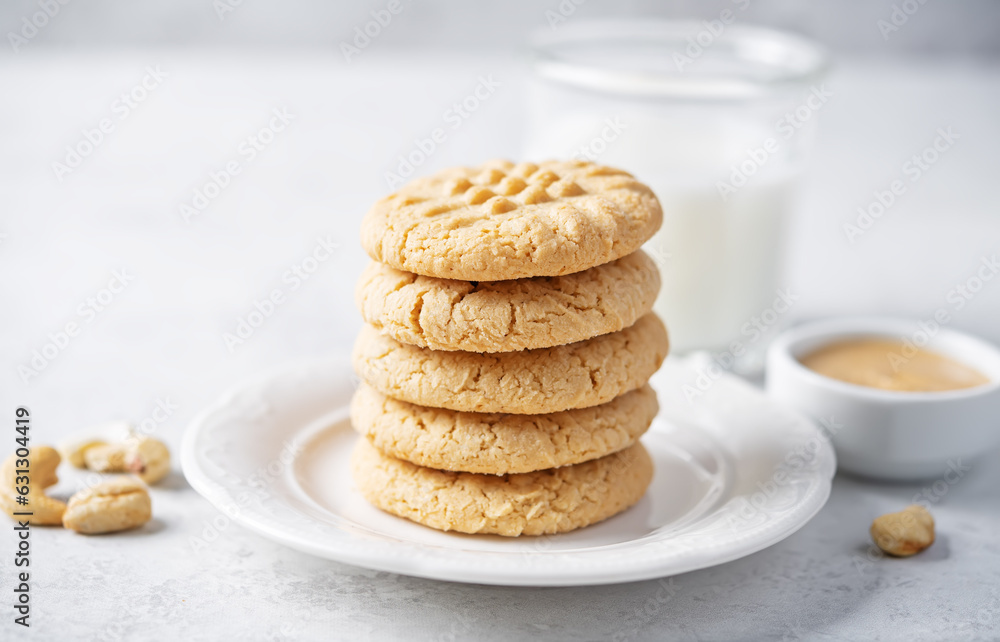Cashew sweet cookies on a background Cashew sweet cookies on a background